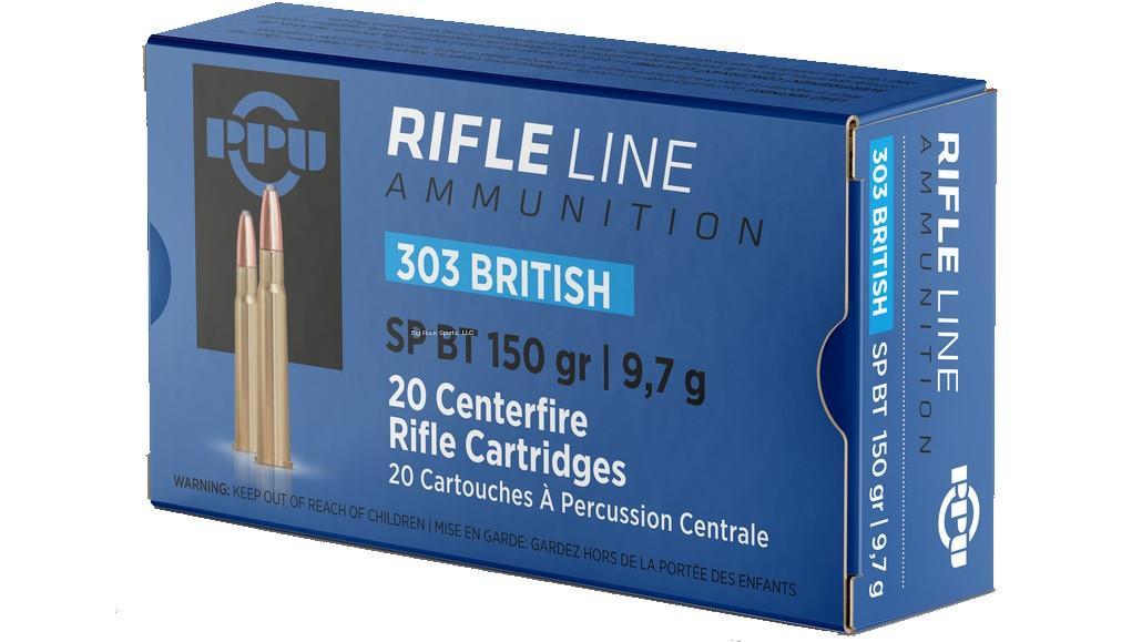 Munition ppu 303 british 150 gr