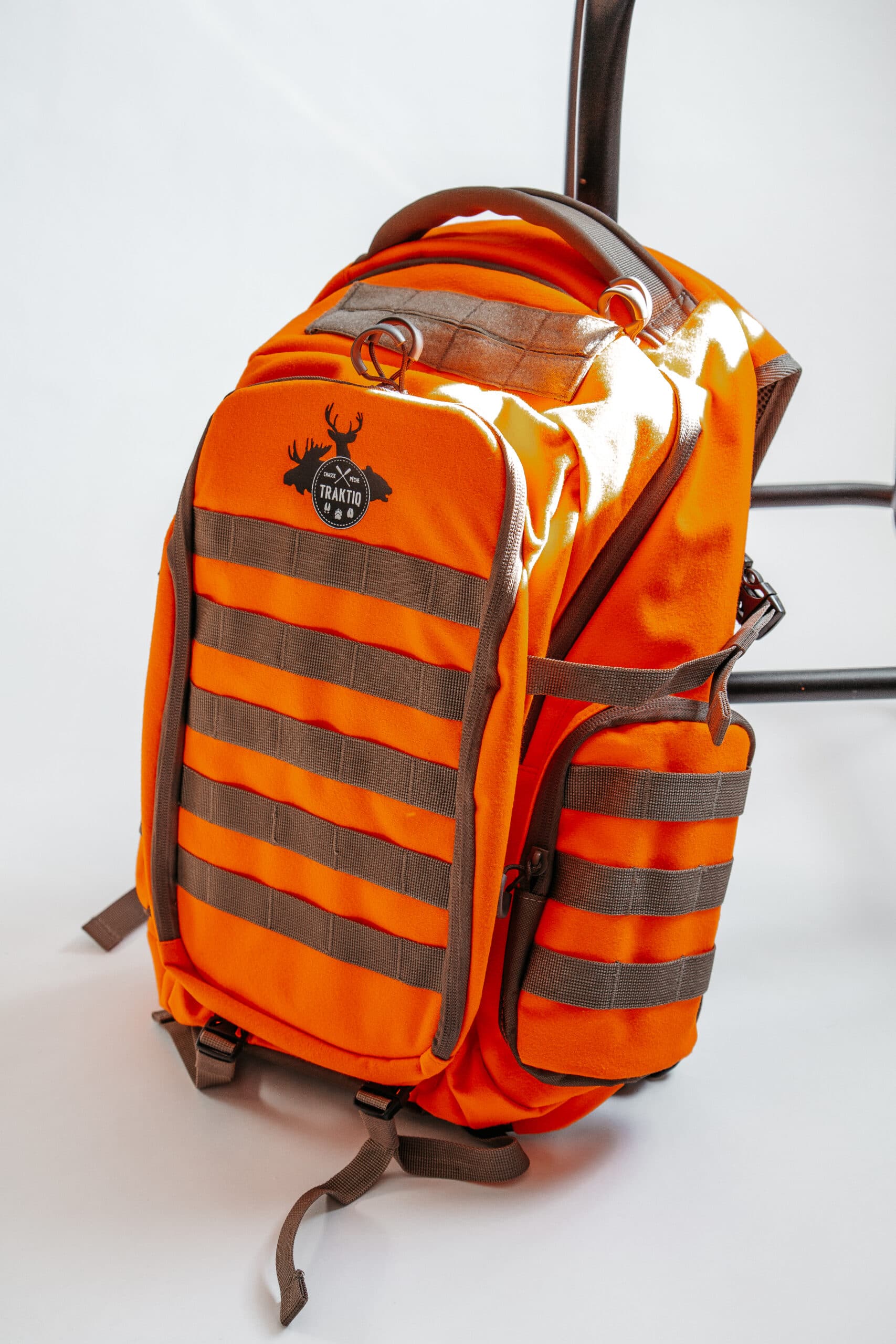Sac à Dos REI STOKE Day - Orange/Gris - Léger - 5 Poches - Parfait Randonnée Légère
