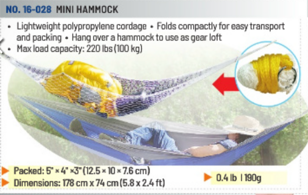 Mini hamac