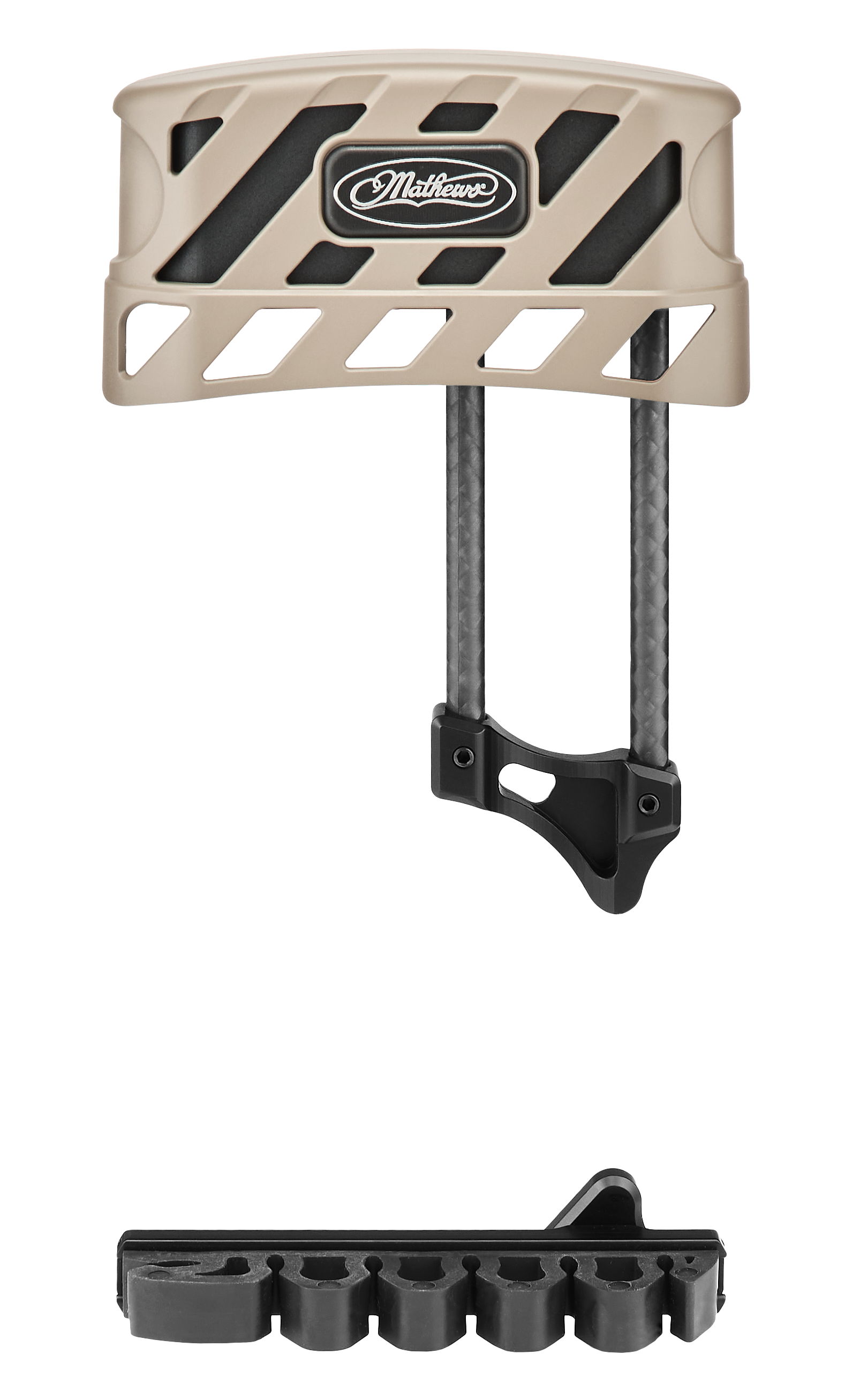 Carquois Fixe Mathews LowPro Pour Arc à Poulies - Droitier - Granit - Neuf Sous Blister