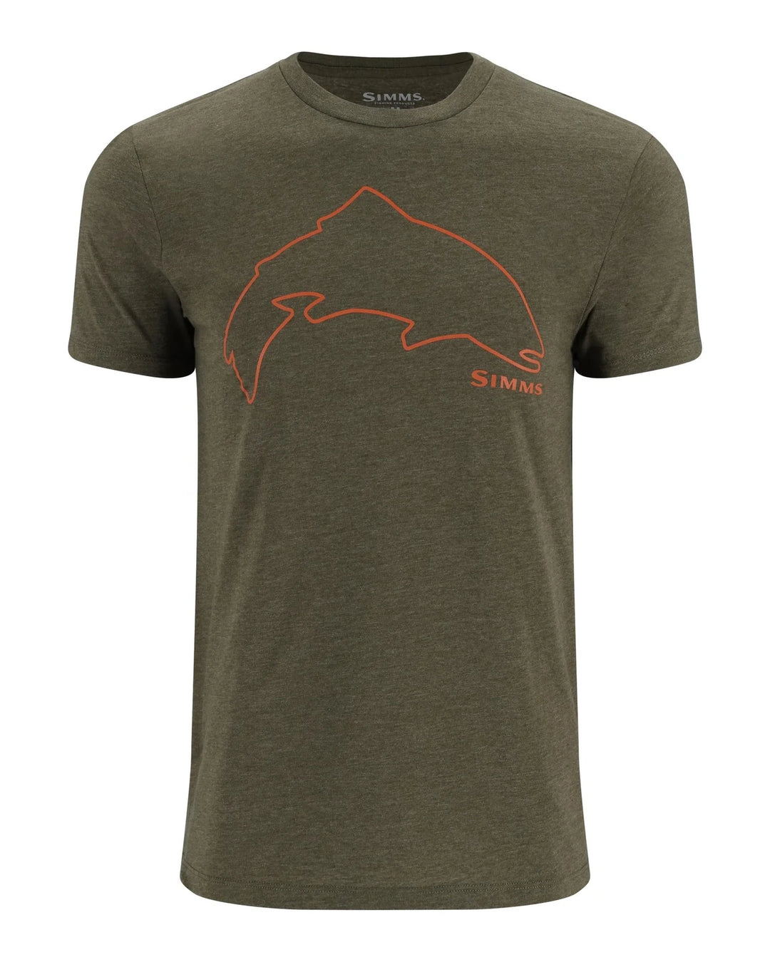 Simms T-shirt Trout Outline pour homme