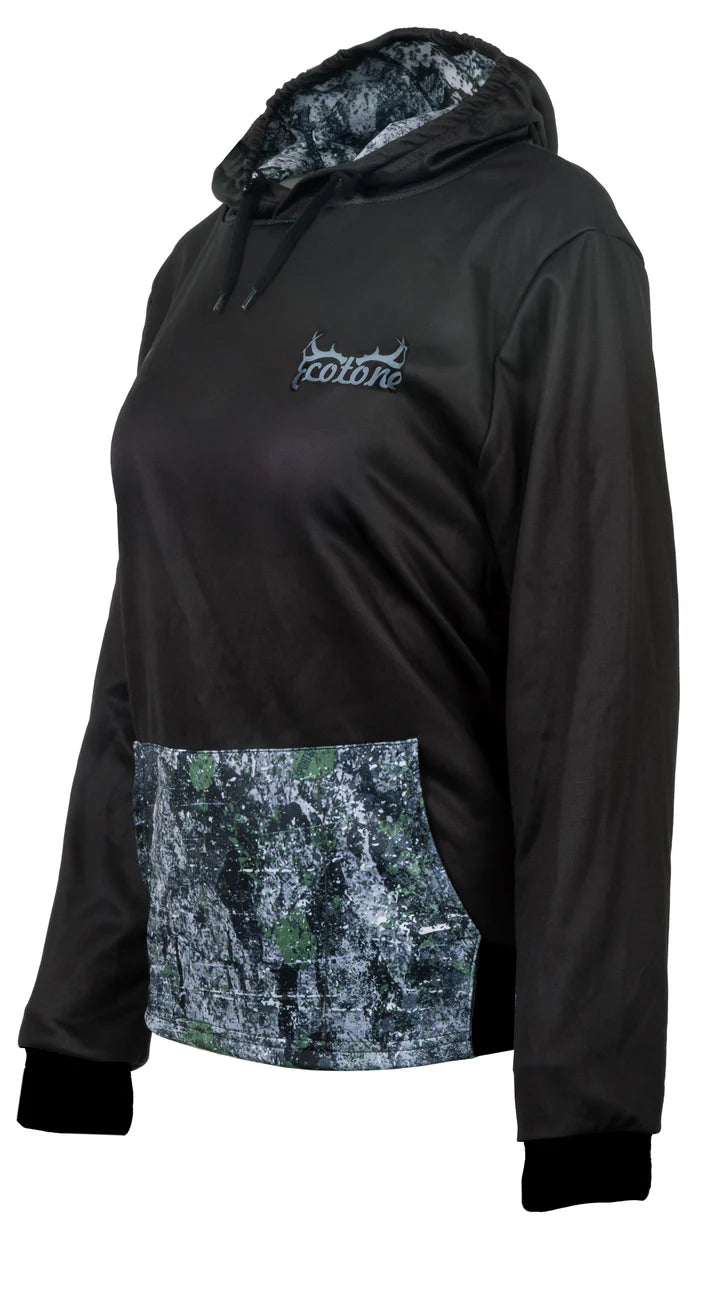Chandail à capuchon femme Team Ecotone camo The Ripper - Ecotone