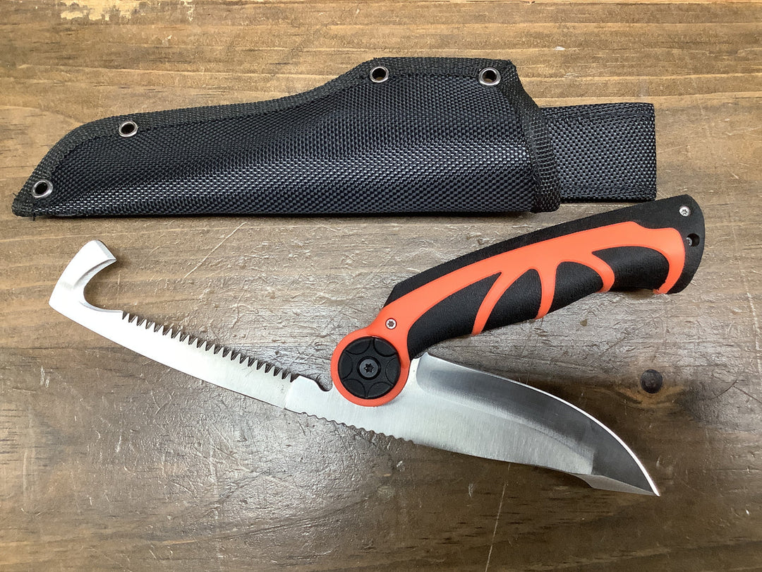Couteau Ruko avec lame de scie et manche en nylon