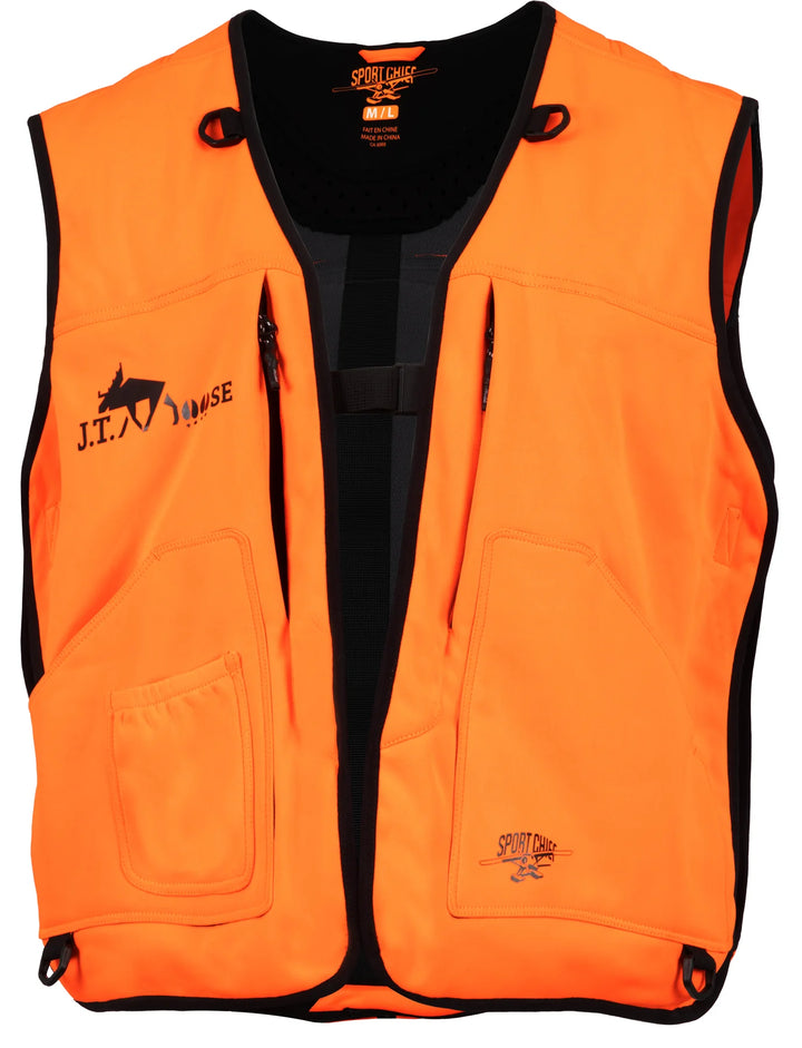 Dossard orange avec sac à dos intégré J.T.Moose - Sportchief