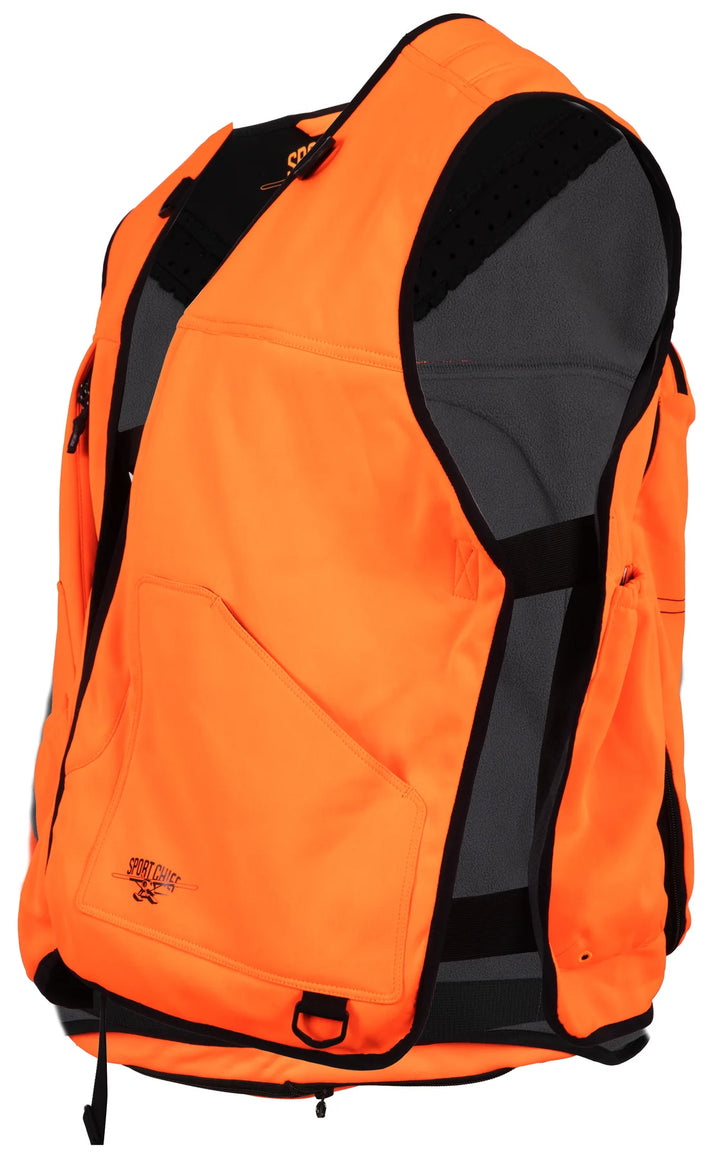 Dossard orange avec sac à dos intégré J.T.Moose - Sportchief