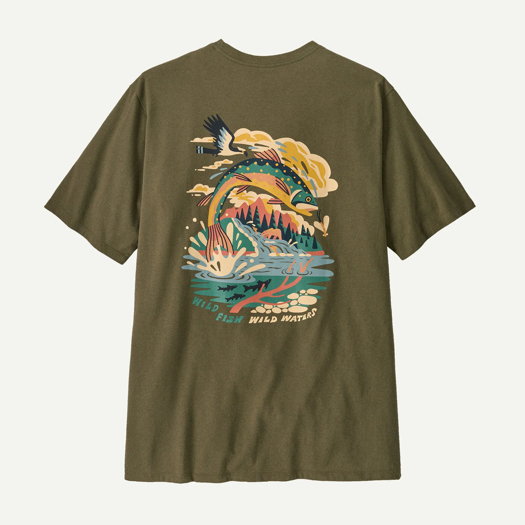 Patagonia Take a Stand Responsibili-Tee Pine Stream