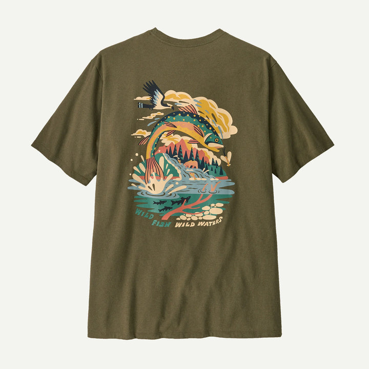 Patagonia Take a Stand Responsibili-Tee Pine Stream