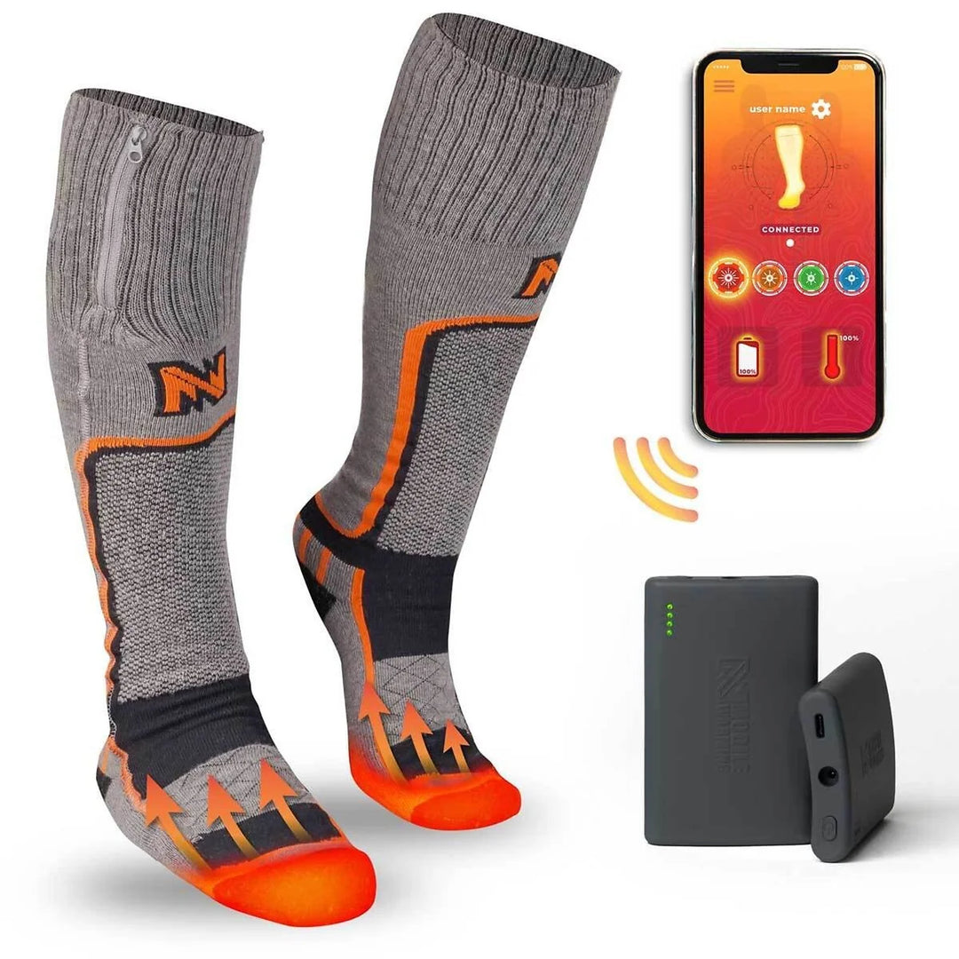 Bas chauffant mérino Premium 3.0 homme - Mobile Warming