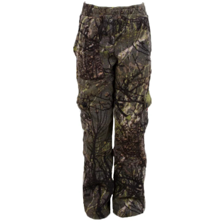 Pantalon de chasse cargo tissu polaire Juniors
