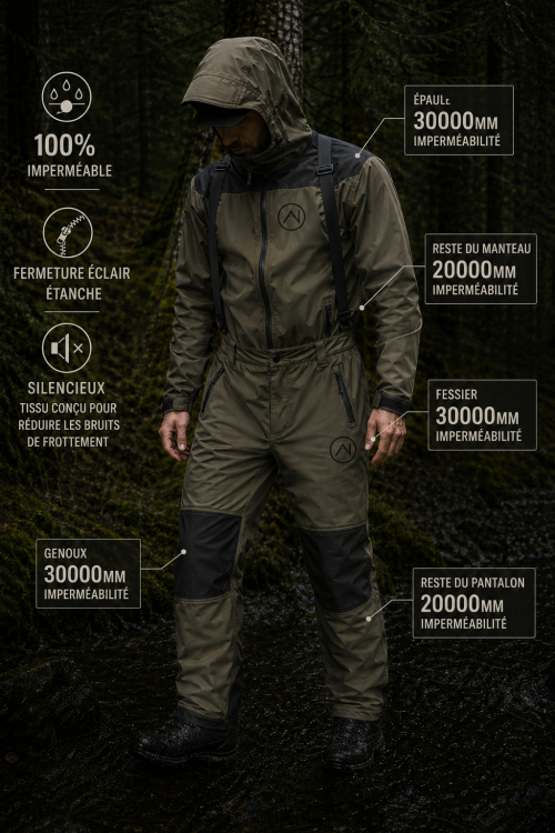 North Back Country Manteau de Pluie Patriot
