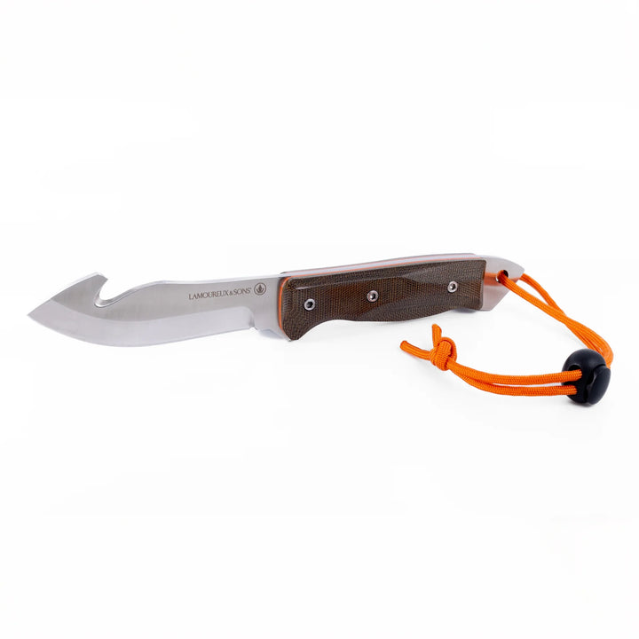 Couteau Chasse Lamoureux Radisson Pro Guide Olive/Orange