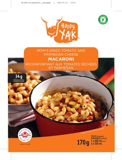 Happyyak Macaroni réconfortant aux tomates séchées et au Parmesan
