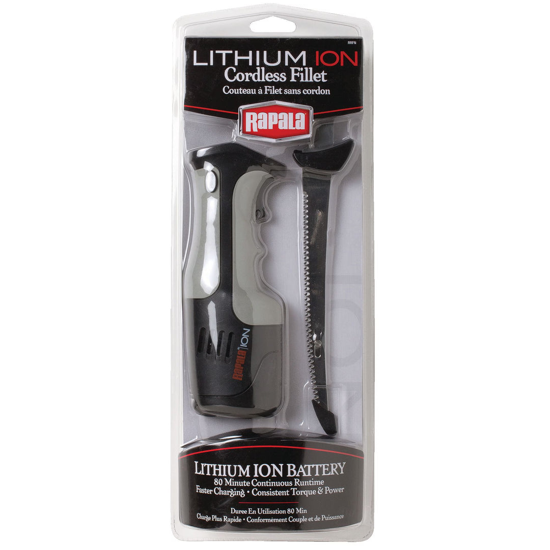 Rapala Couteau à filets au lithium-ion et tapis à filter