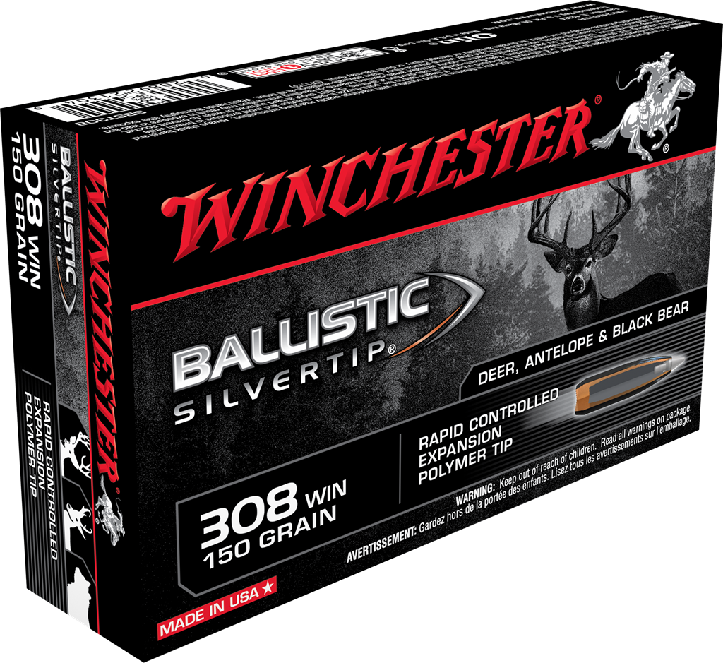 Winchester 308 WIN 150 Gr Ballistic Silvertip