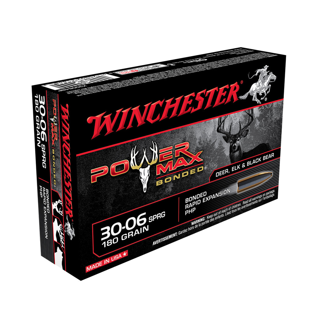 Winchester 30-06 SPRG 180 GR Power Max Bonded