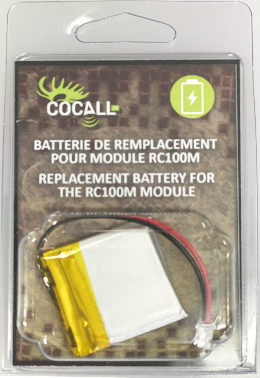Batterie de remplacement pour module RC100M ''COCALL''