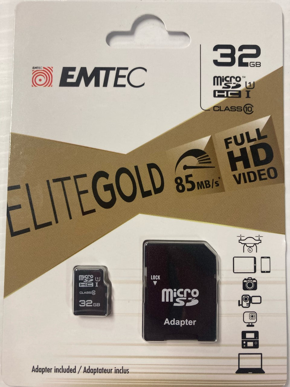 Carte micro SD 32gb - Elite gold